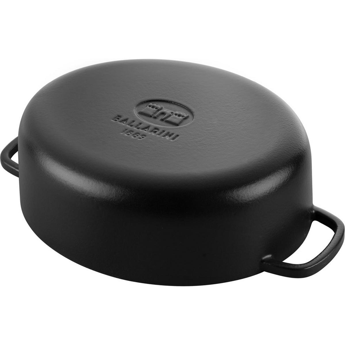 TOPF Schwarz 23/23/7.6 cm 750035440 - Schwarz, Metall (23cm) - Ballarini