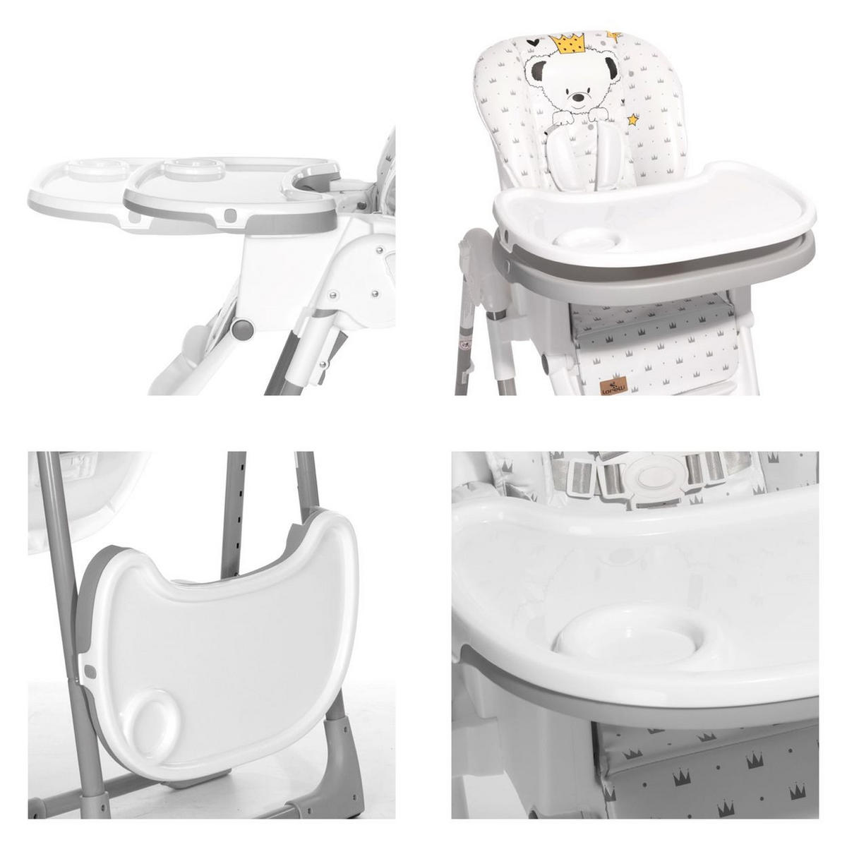 HOCHSTUHL Dalia klappbar blau klappbar, Sitz und Fußstütze mehrfach verstellbar - Blau, Kunststoff (53/101/77cm) - Lorelli