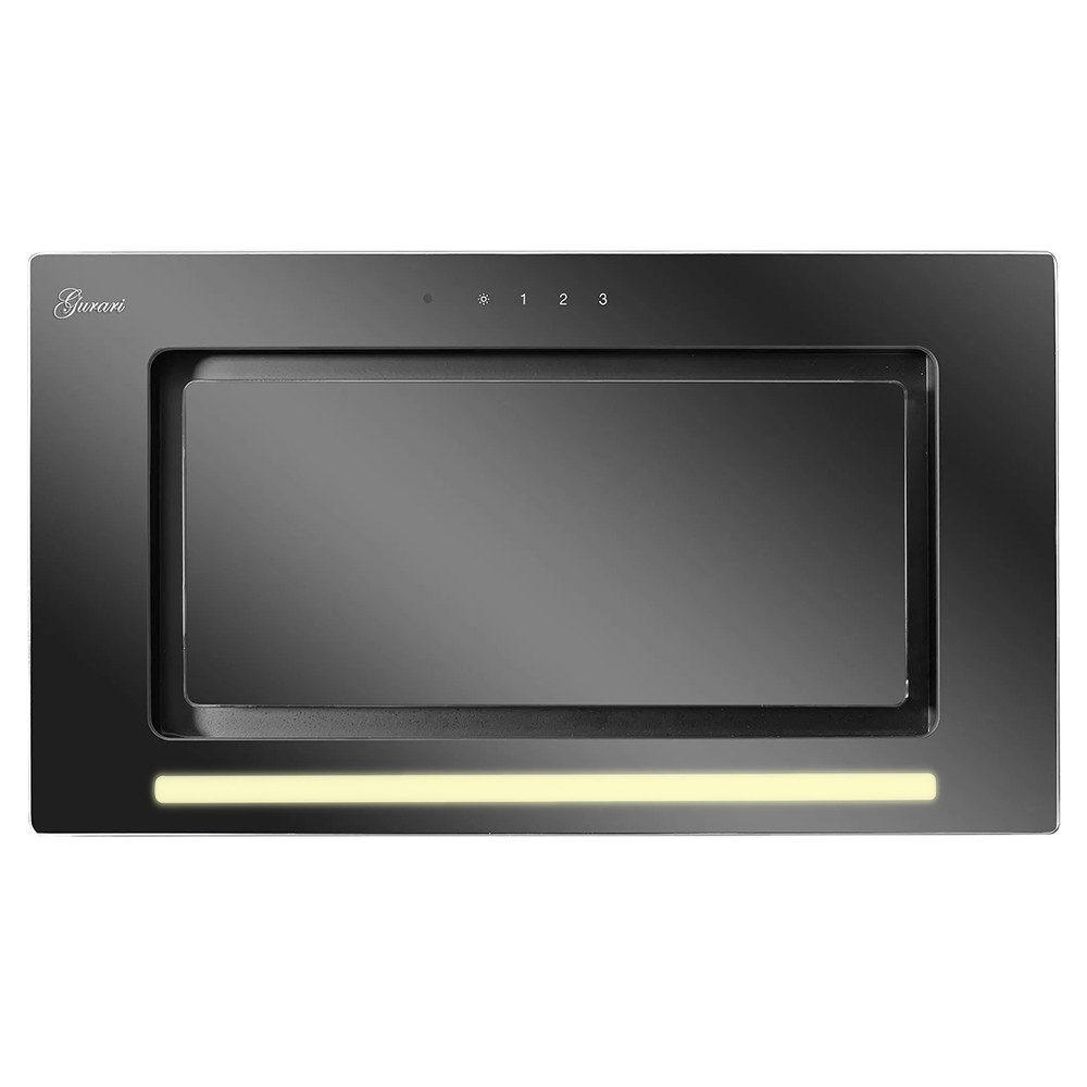 DUNSTABZUGSHAUBE GCH E 217 BL 52 Prime N 52 cm Schwarz - Schwarz, Metall (52/24.5/29.5cm) - Gurari