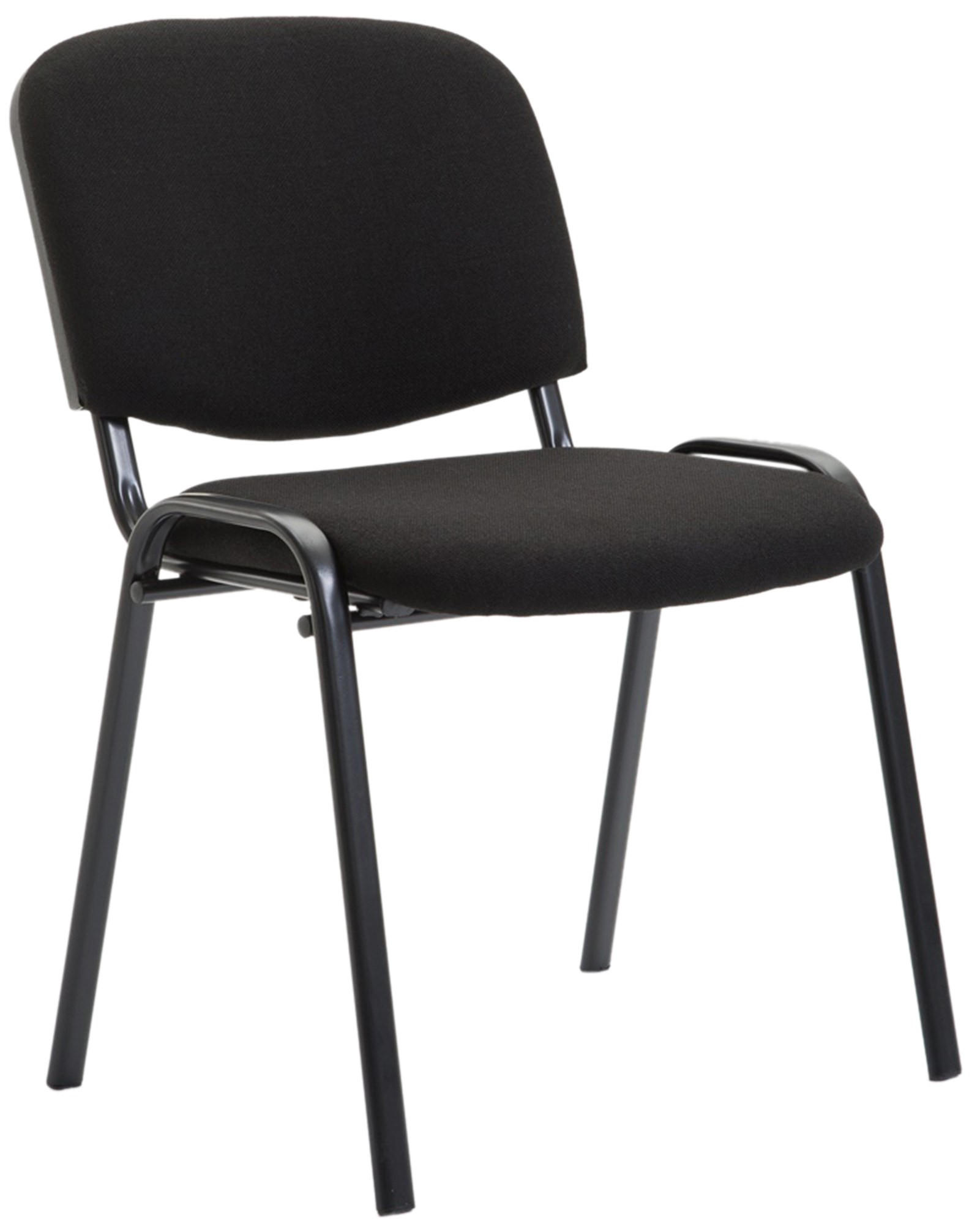 CLP Besucherstuhl Schwarz 53x83x53 cm