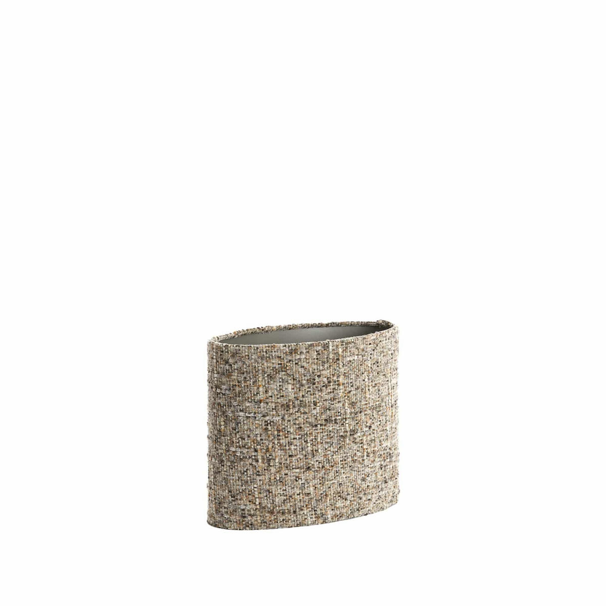 LAMPENSCHIRM Osire Grau 30/15/25 cm - Grau, Textil (30/15/25cm) - Light & Living