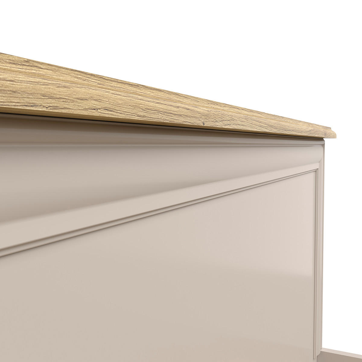 BOXBETT 160/200 Perle Kaschmir - Beige, Holzwerkstoff (160/200cm) - Petits-meubles