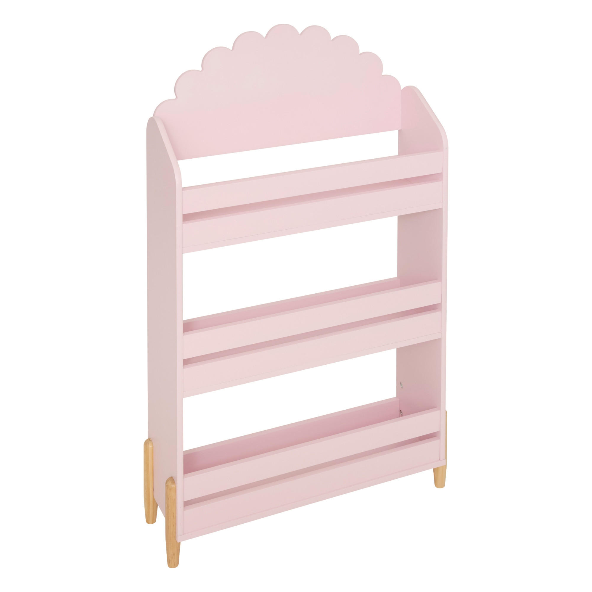 KINDER-BÜCHERREGAL Fjella 61,5/18,5/100 cm - Rosa, Holzwerkstoff (18.5/100/61.5cm) - Atmosphera for kids