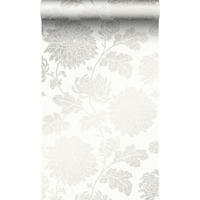 TAPETE Blumen 53 cm x 10.05 m - Weiß, Papier (53/1000cm) - Origin Wallcoverings