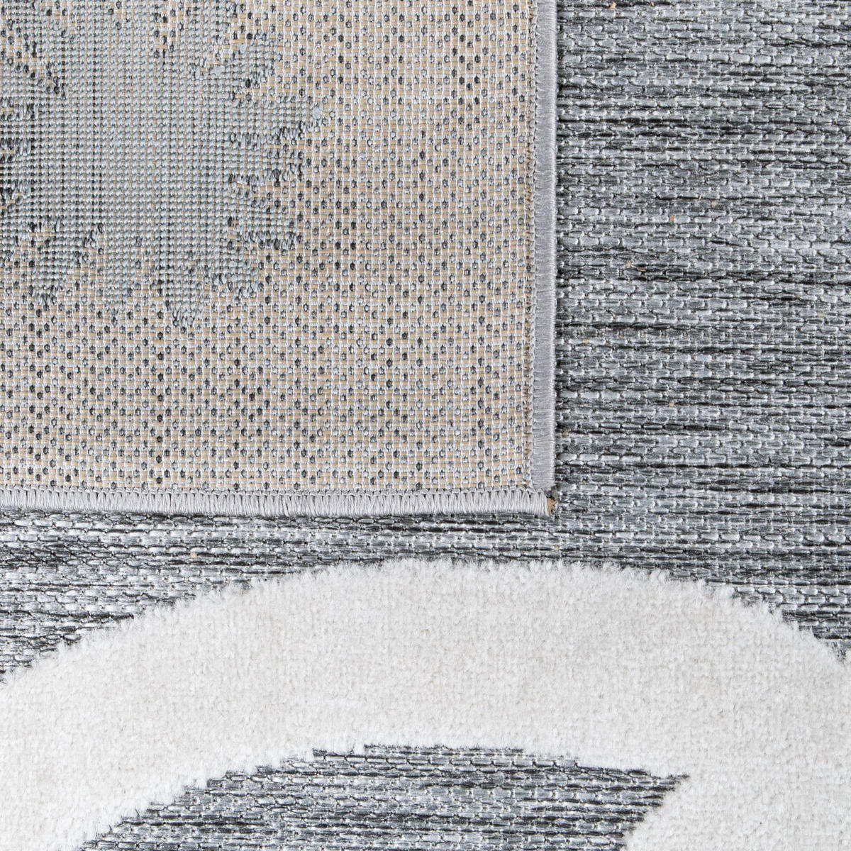 KINDERTEPPICH Lama Kinderzimmer schmutzabweisend Grau Rechteckig 160x220 - Grau, Textil (160/220cm) - KADIMA DESIGN