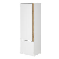 STAURAUMSCHRANK Crisp-61 - Weiß, Holzwerkstoff (50/157/40cm) - Lomado
