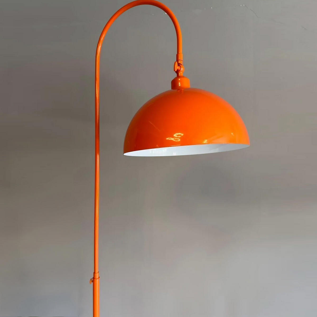 STEHLAMPE Gorkiede E27 mit Dimmer - Orange, Metall (37/37/170cm) - Bamyum