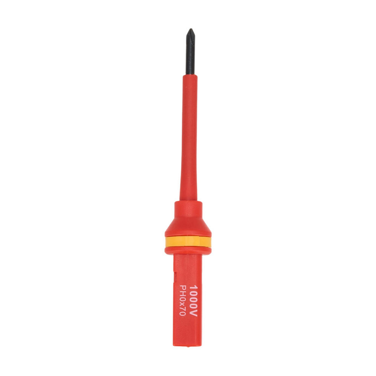 SCHRAUBENDREHER-SET mit Werkzeugkasten 13-teiliges isolierter aus PP, TPR, S2-Stahl in Rot/Gelb - Gelb, Metall (12.5/21/4.5cm) - Livingandhome