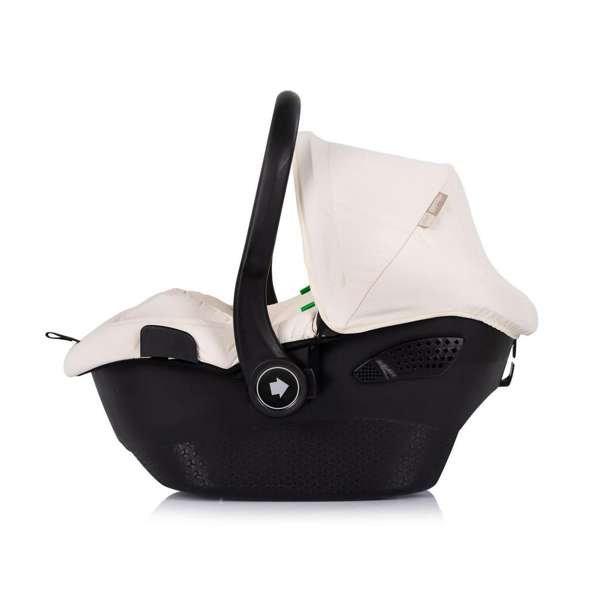 BABYSCHALE Set Isofix Pearl beige i-Size (40-85cm) Isofix-Basis-Station Adapter - Beige, Kunststoff (43/56/60cm) - Chipolino