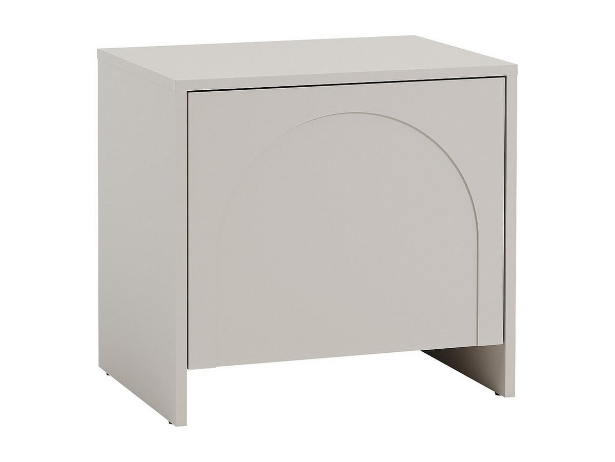 NACHTTISCH - 52cm x 40cm - MDF - beige - NALYRA - Beige, Holz (52/50/40cm) - Vente-Unique