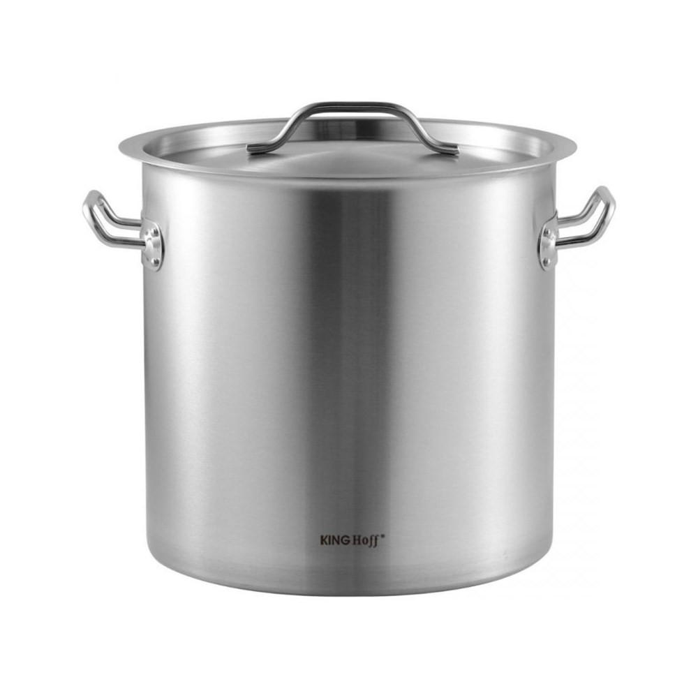 TOPF Silber 38/28/28 cm KH1961 - Silberfarben, Metall (28cm) - Kinghoff 