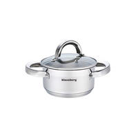 TOPF Silber 12/12/6 cm KB7120 - Silberfarben, Metall (12cm) - Klausberg 
