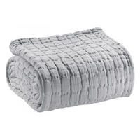 BETTÜBERWURF Swami perlweiß 240 x 260 cm - Hellgrau, Textil (240/260cm) - Vivaraise