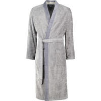 BADEMANTEL HERREN KIMONO LUXURY HOME 5840 STEIN - 37 - Grau, Textil (Snull) - Cawoe
