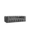SOFA 4-Sitzer, Komfort, BALOO, Stoff Schenille & Bouclé, Anthrazit - Anthrazit, Holz (250/75/106cm) - Kaiser Möbel