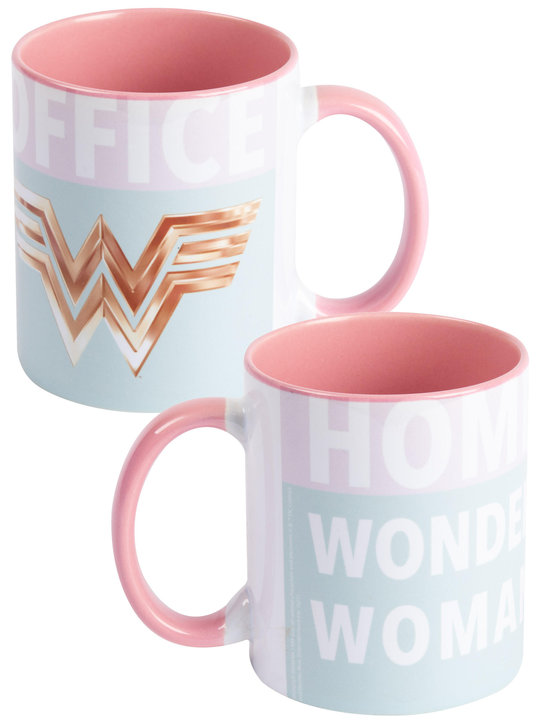 KAFFEEBECHER DC Comics Wonder Woman Rosa 320 ml - Multicolor, Keramik (0.32L) - DC Comics