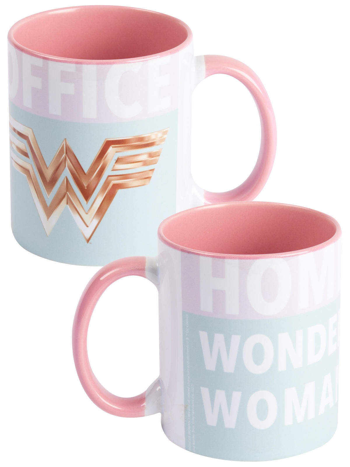 KAFFEEBECHER DC Comics Wonder Woman Rosa 320 ml - Multicolor, Keramik (0.32L) - DC Comics