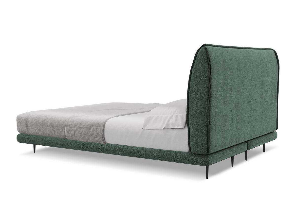 POLSTERBETT mit Bettkasten und Lattenrost 180x228 Beige - Beige/Schwarz, Kunststoff/Textil (160/200cm) - Makamii