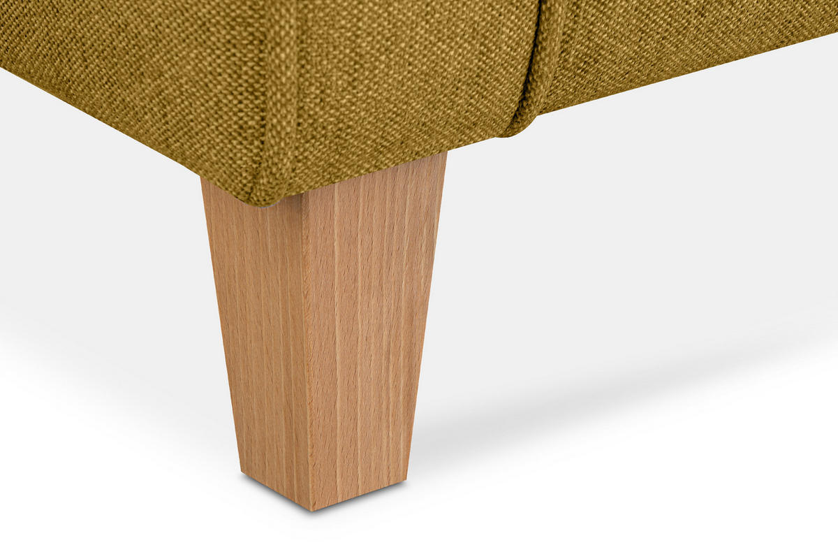 OHRENSESSEL MILES Masivholzbeine buche, honigfarben - Honig, Holzwerkstoff/Buchenholz (82/105/97cm) - KONSIMO®