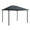 PAVILLON Nizza 3x4m Grau - Grau, Metall (300/263/400cm) - QUICK STAR