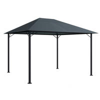 PAVILLON Nizza 3x4m Grau - Grau, Metall (300/263/400cm) - QUICK STAR