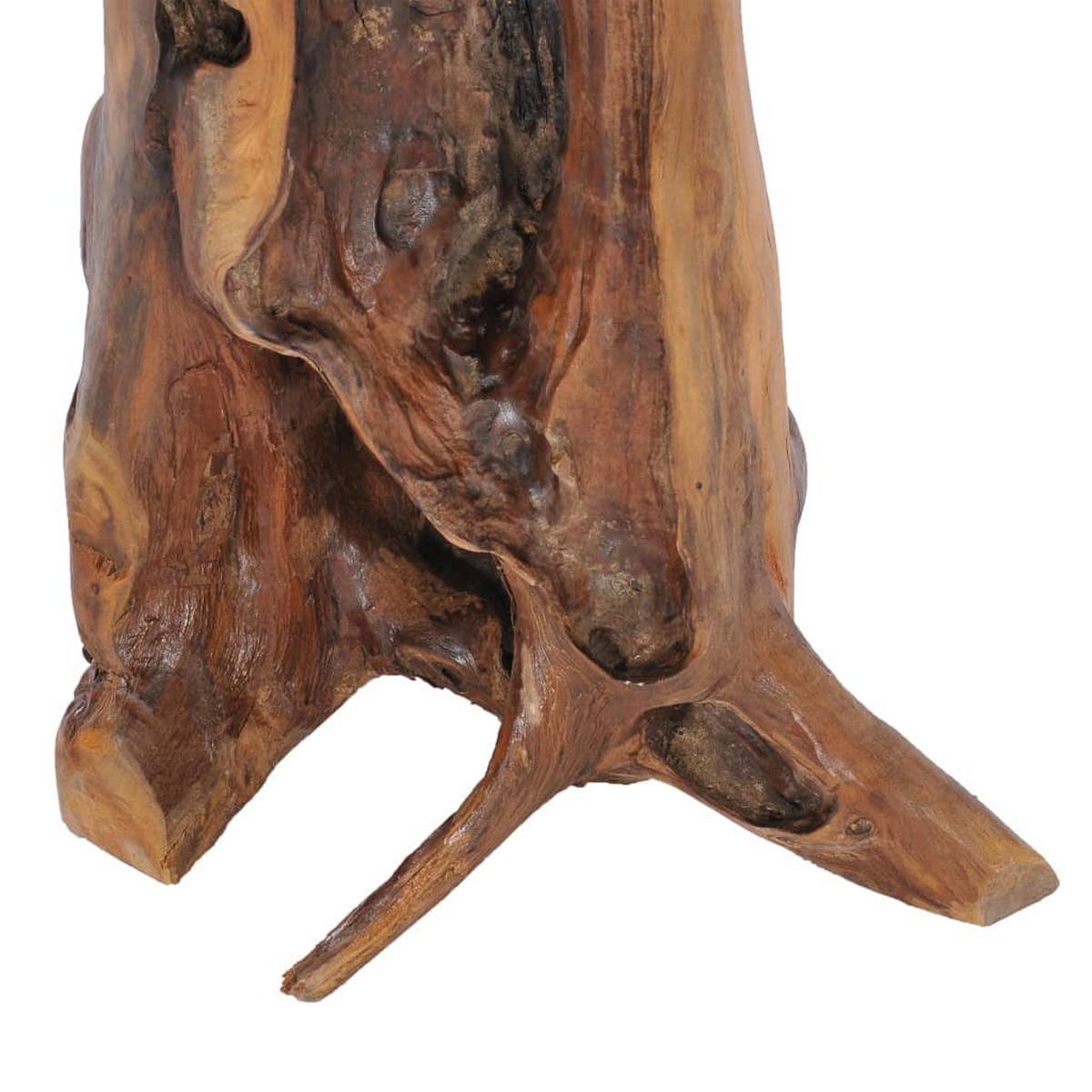 COUCHTISCH 40×40 cm Massivholz Teak - Braun, Holzwerkstoff (40/40/40cm) - furnicato