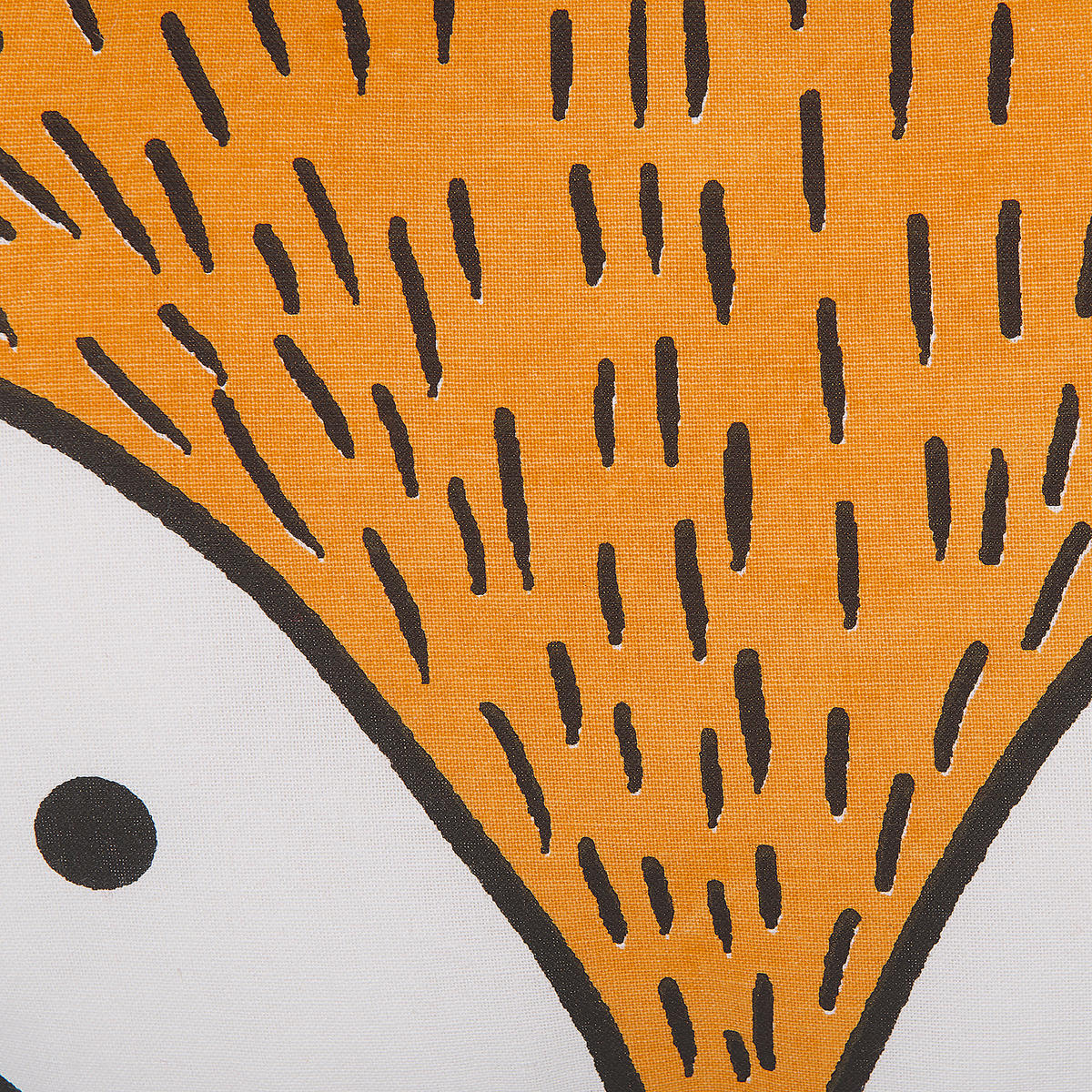 DEKOKISSEN Orange 40/50 cm Vadodara - Orange, Naturmaterialien/Textil (40/50cm) - Beliani