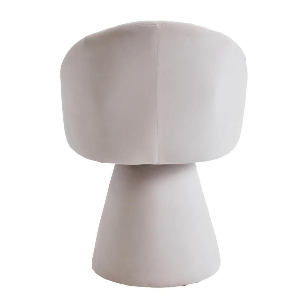 ESSZIMMERSTUHL mit runder Rückenlehne Komfortmodell, Cremeweiß - Beige, Textil/Fell (57/46/58cm)