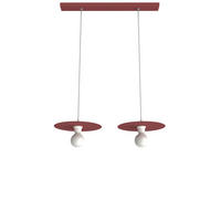 HÄNGELEUCHTE - Rot, Metall (30/30/7cm) - Lumicom