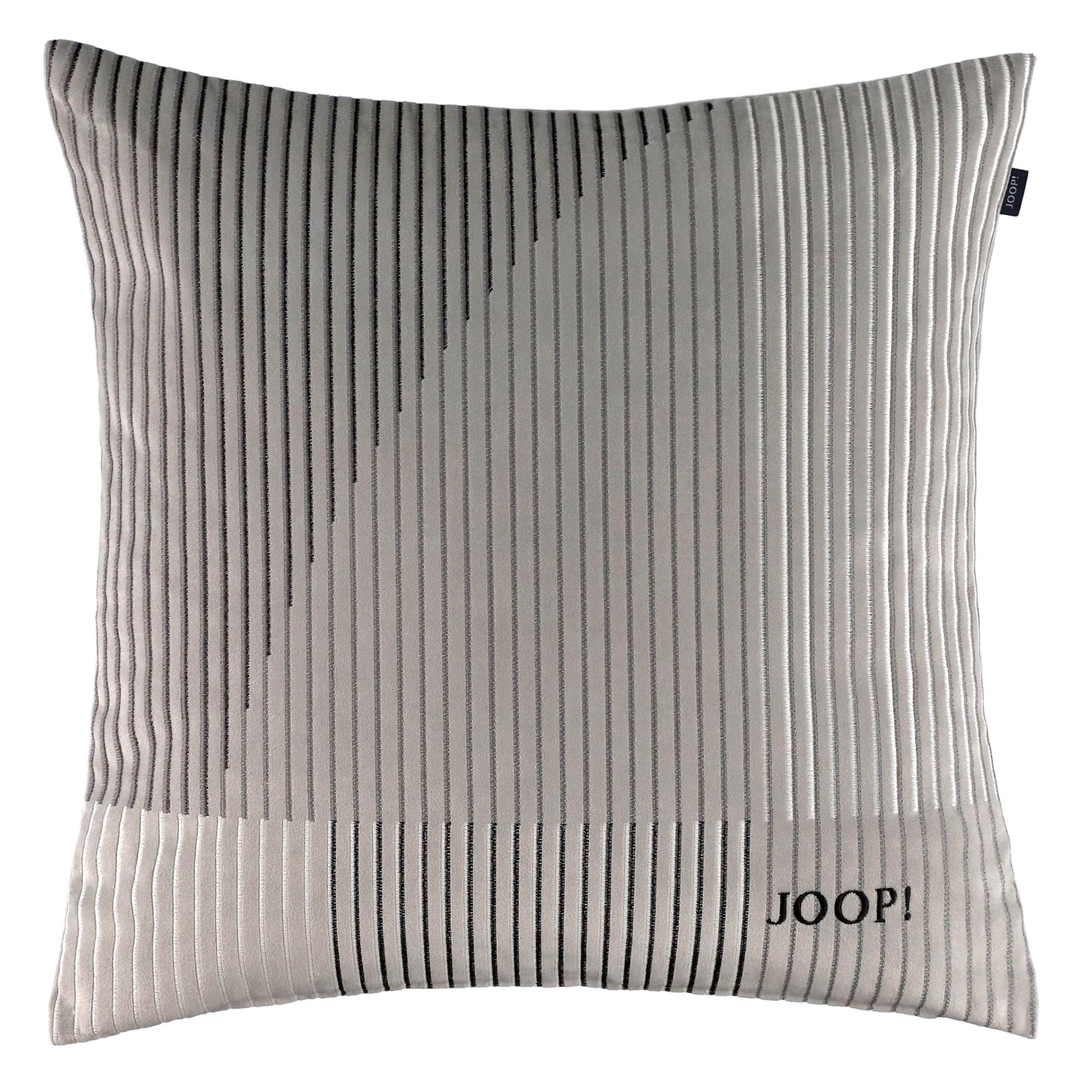 KISSENHÜLLE J-Divided 50/50 cm  - Hellgrau/Creme, Trend, Textil (50/50cm) - Joop!