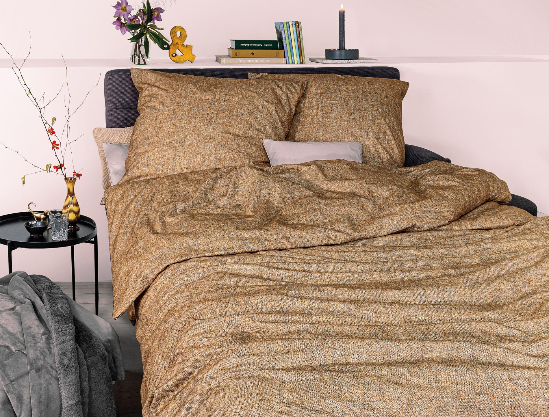 BETTWÄSCHE MINK 8835 - Braun, Textil (135/200cm) - Irisette