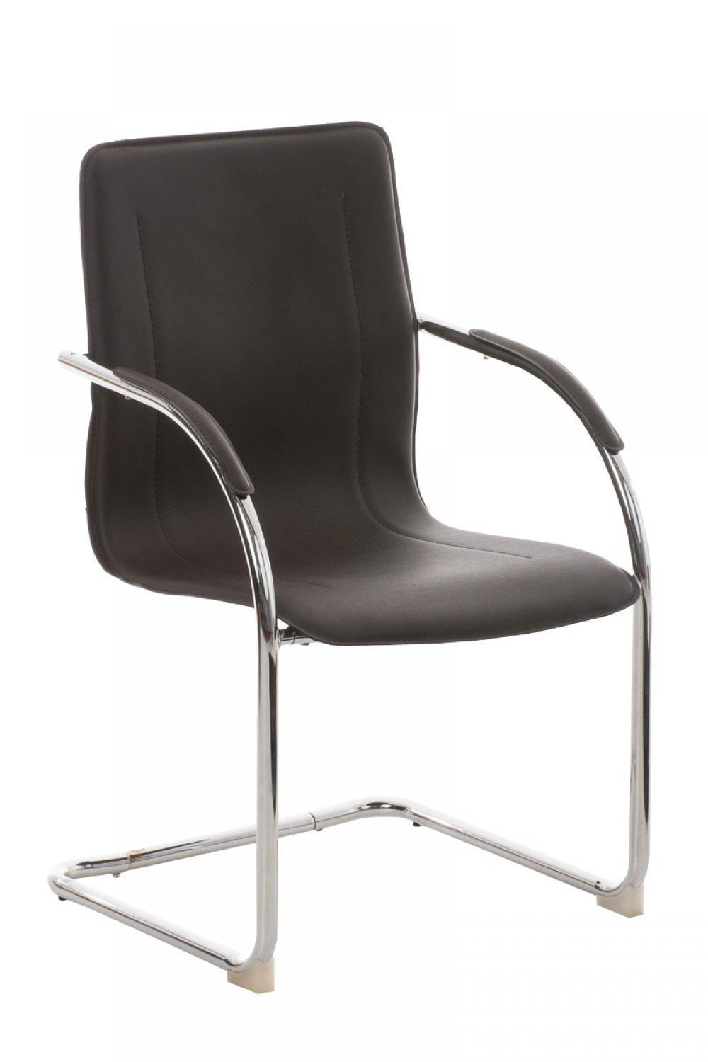 SCHWINGSTUHL Lederlook braun - Braun, Textil/Metall (56/94/52cm) - CLP