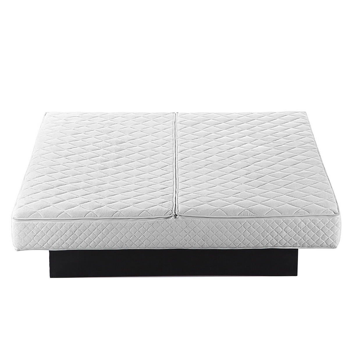 VODENI KREVET 180/200cm svijetlosivi Avallon - svijetlo siva, tekstil (180/200cm) - Beliani