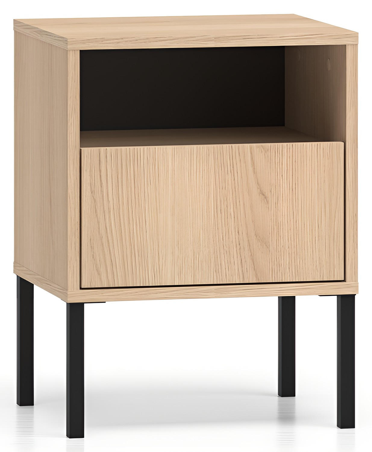 WFL Group Nachttisch Eiche 40x53x34 cm