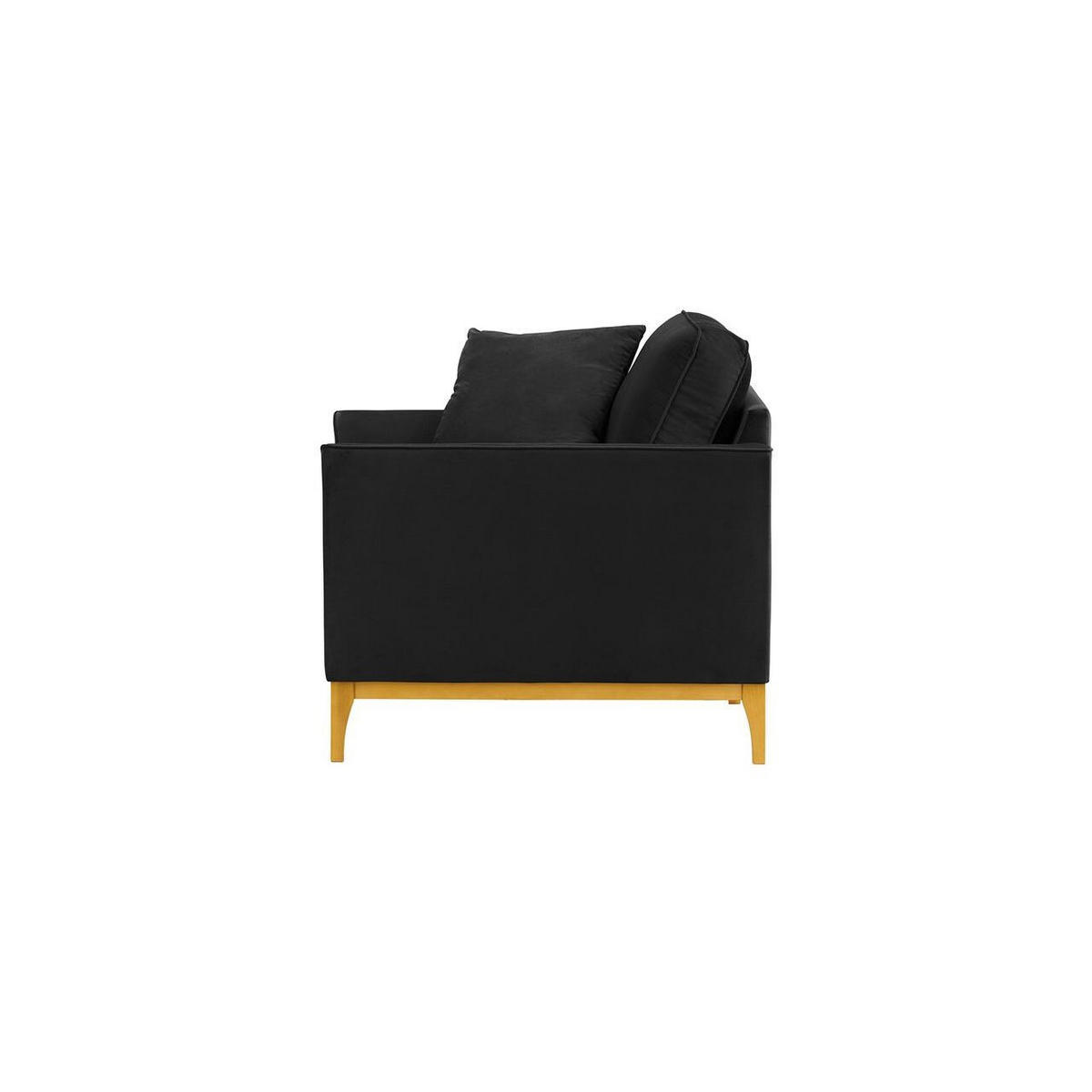 SESSEL Linara-Velluto 20 - Schwarz, Holz/Textil (81/91/95cm)