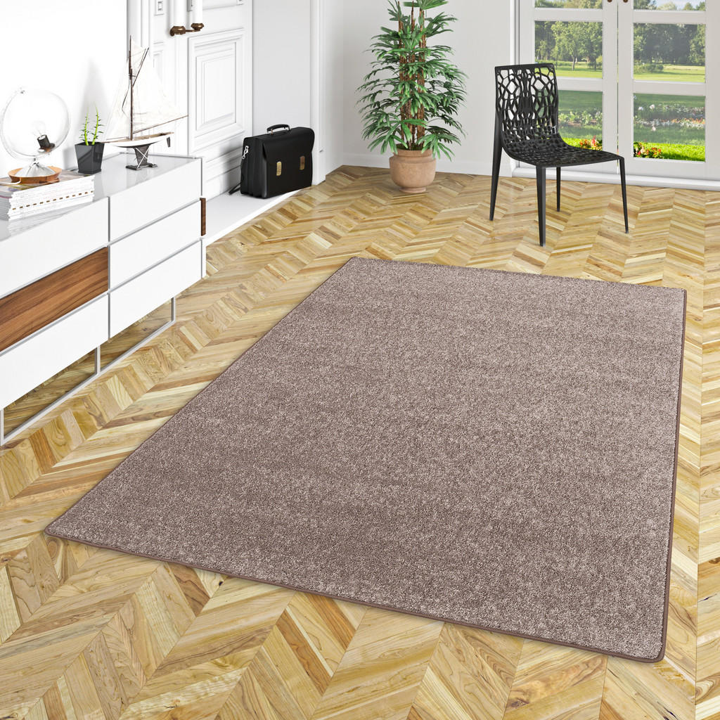 Thumbnail - Snapstyle Hochflor, Taupe, Textil, 200x250 cm, Teppiche & Böden, Teppiche, Hochflorteppiche & Shaggys