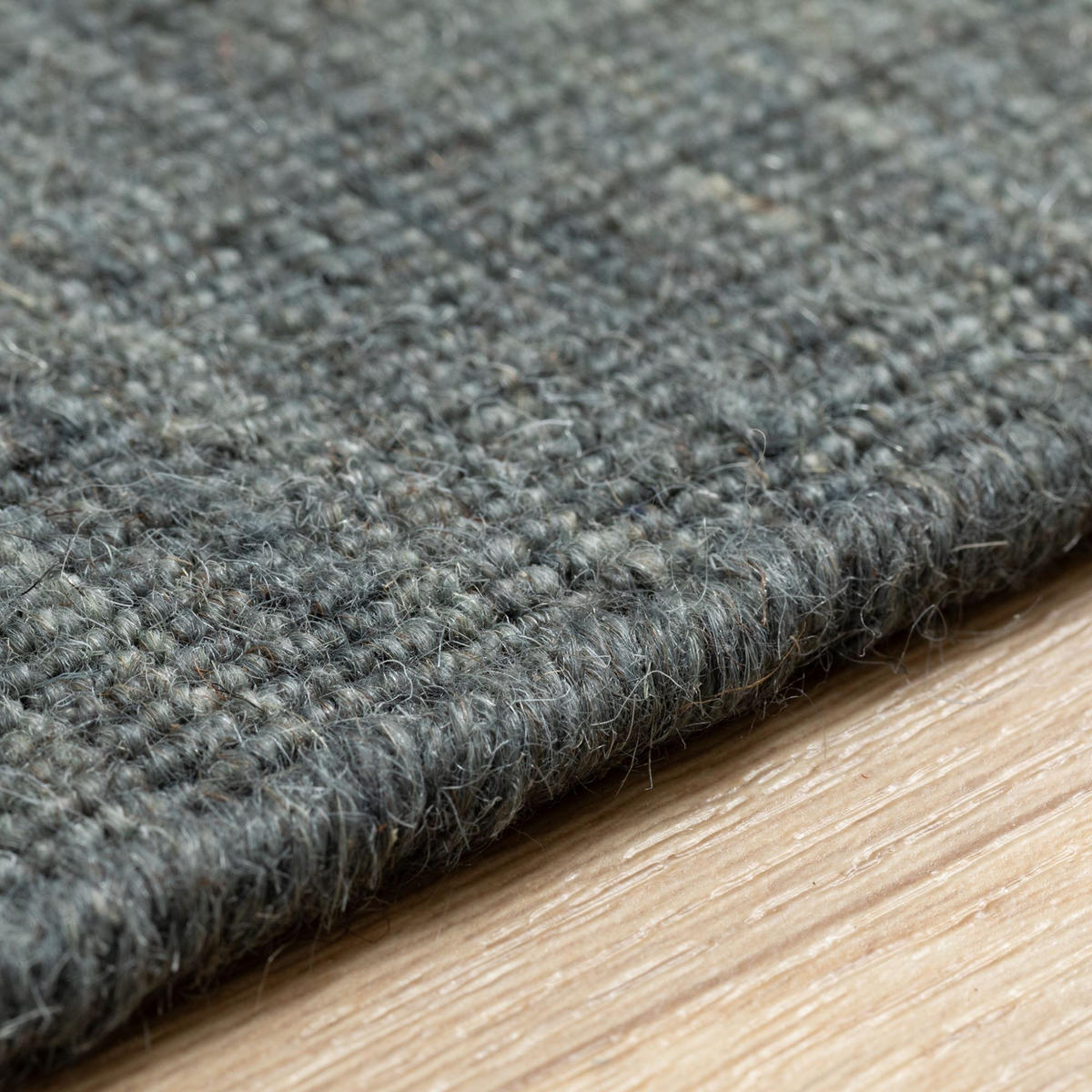 HANDWEBTEPPICH 60/120 cm Delhi - Grau, Naturmaterialien (60/120cm) - Steffensmeier
