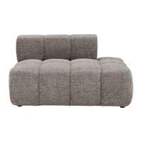 RECAMIERE ohne Schlaffunktion - 1 Person - stoff - taupe Facivil - Taupe, Textil (125/70/94cm) - Vente-Unique