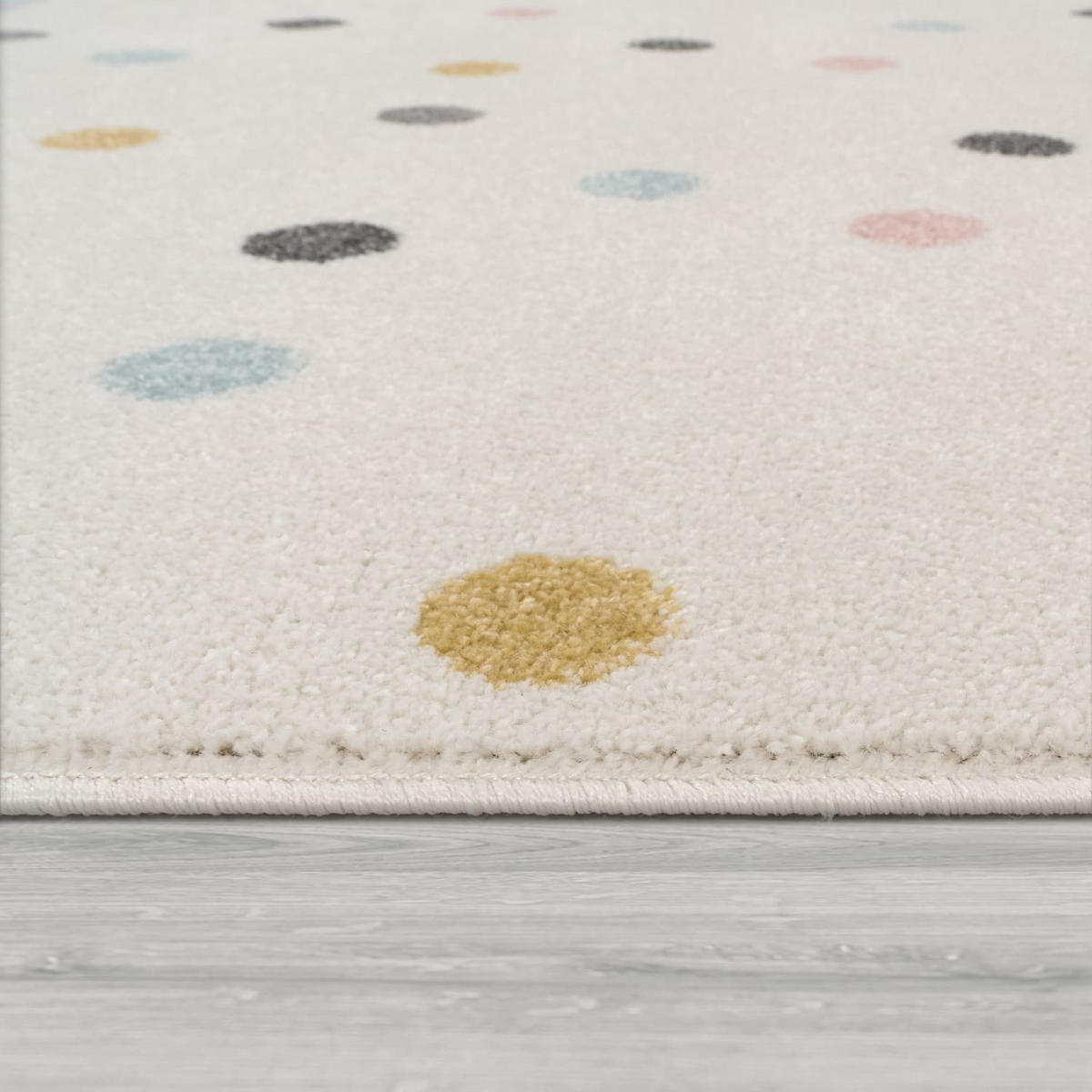 KINDERTEPPICH Punkte Kinderzimmer schmutzabweisend Mehrfarbig Rechteckig 160x220 - Multicolor, Textil (160/220cm) - KADIMA DESIGN