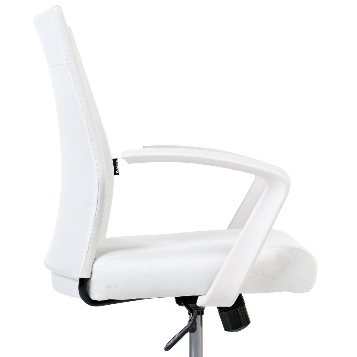 BÜROSTUHL Weiß Modra - Weiß, Textil (52/91/52cm) - Beliani