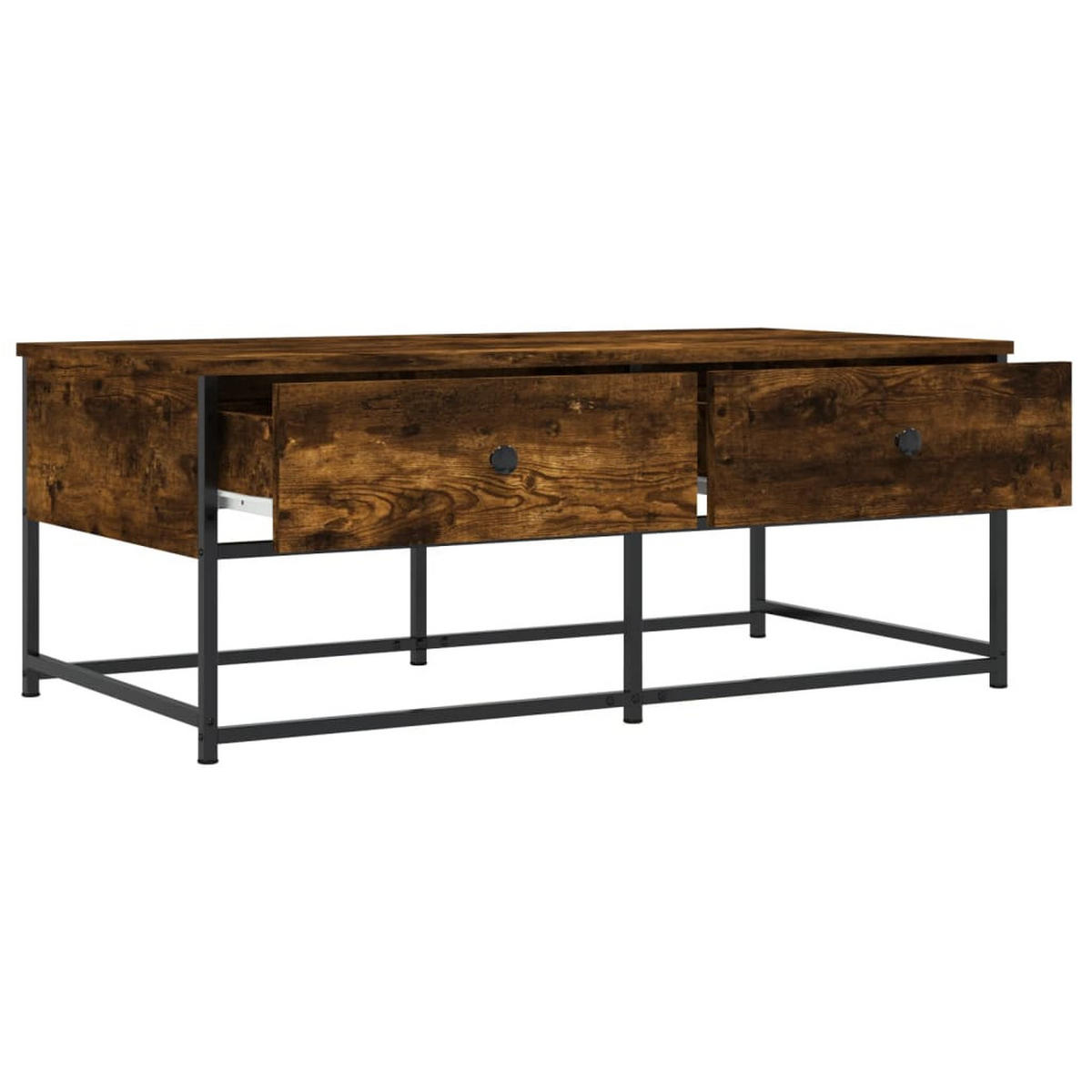 COUCHTISCH Räuchereiche 100x51x40 cm Holzwerkstoff - Braun, Holzwerkstoff (51/100/40cm) - furnicato