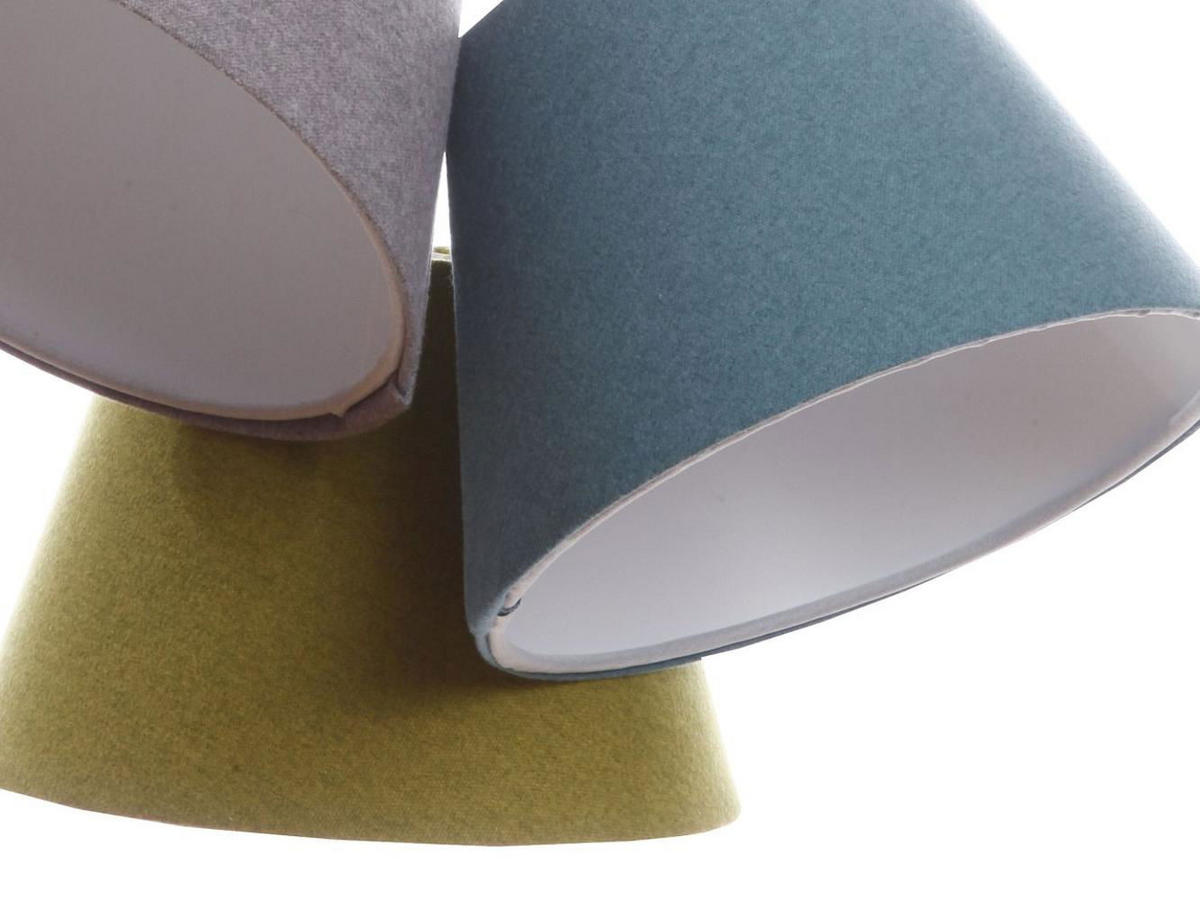 HÄNGELEUCHTE Blau 26/19 cm - Blau/Grau, Kunststoff (26/0.8/19cm) - ONZENO