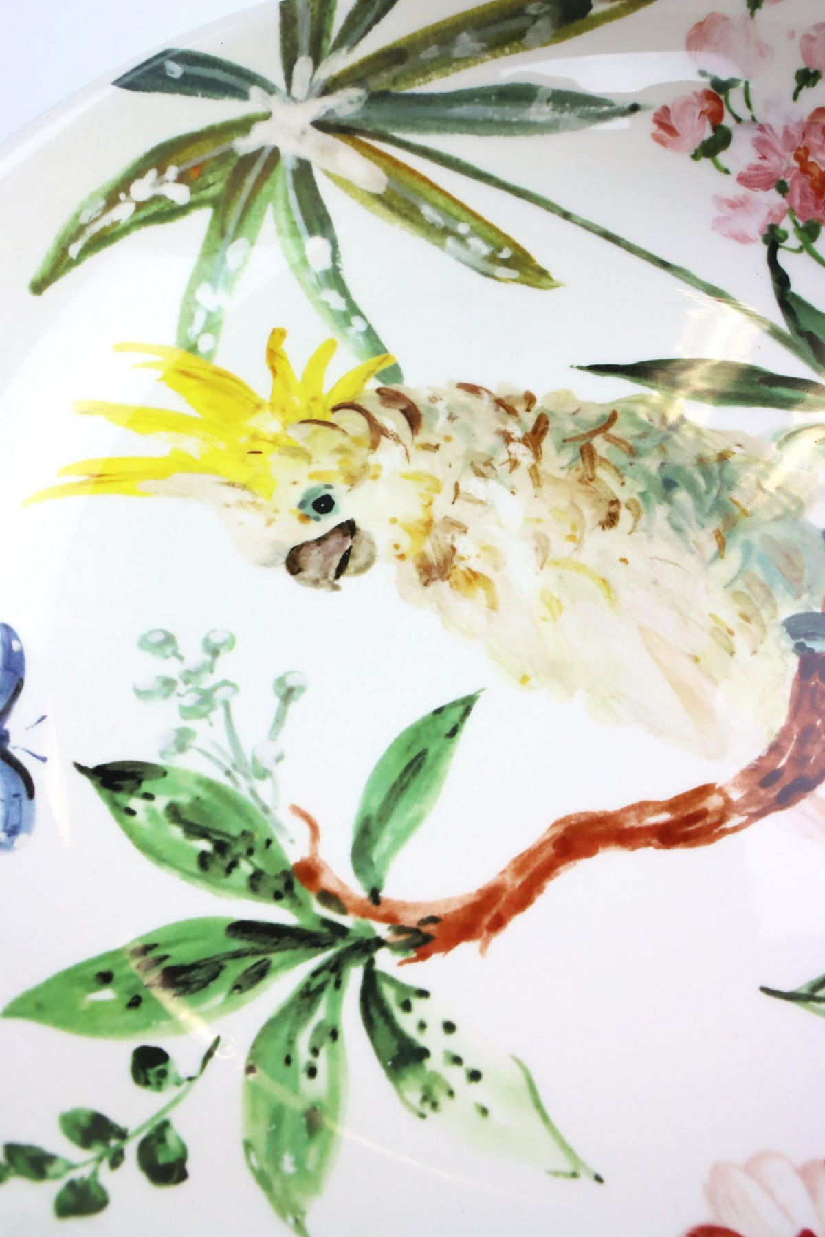 SCHALEN-SET Paradise bird 2-tlg. - Weiß, Stein (26.7/6.5/26.7cm) - FURNARO