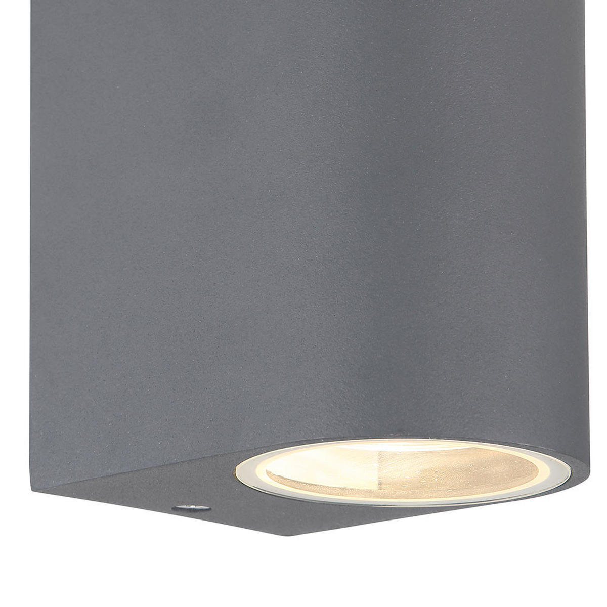 WANDLEUCHTE Up & Down Anthrazit - Anthrazit, Glas (6.8/15/9.2cm) - Globo Lighting
