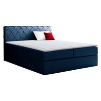 BOXBETT Paros - Blau, Holz (200/200cm) - MIRJAN24