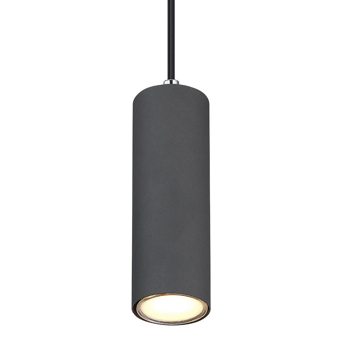 HÄNGELEUCHTE ROBBY Metall Grau - Grau, Metall (9/9/120cm)