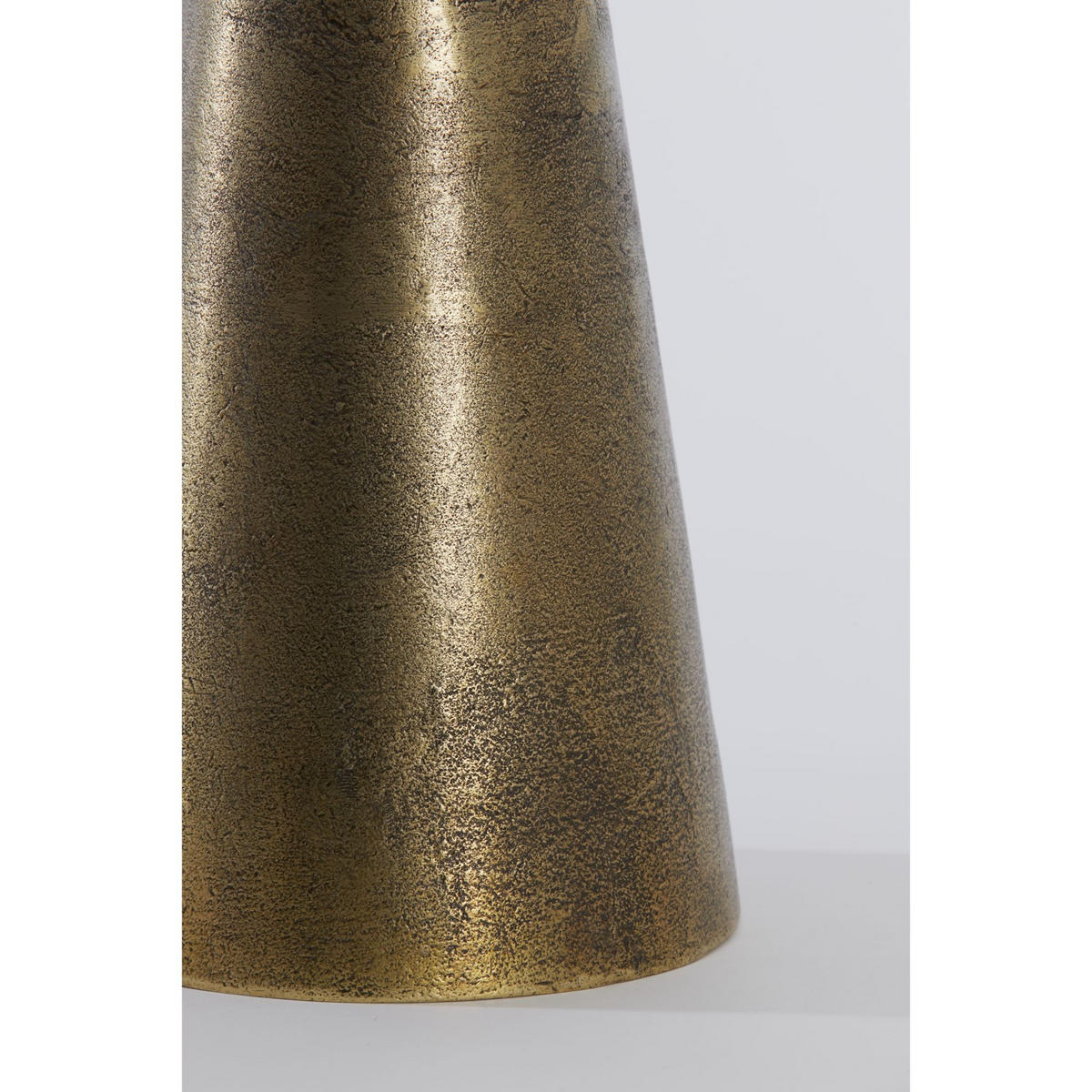 BEISTELLTISCH Ynez Braun Ø36/51 cm - Bronzefarben, Metall (36/36/51cm) - Light & Living