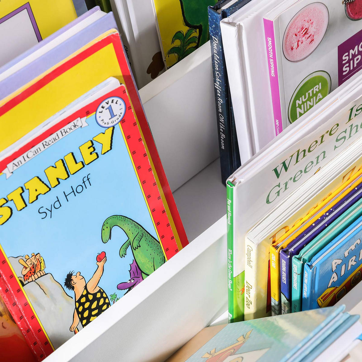 SPIELZEUGREGAL BÜCHERREGAL - Weiß, Holzwerkstoff (29.5/70/62.5cm) - Hansiro