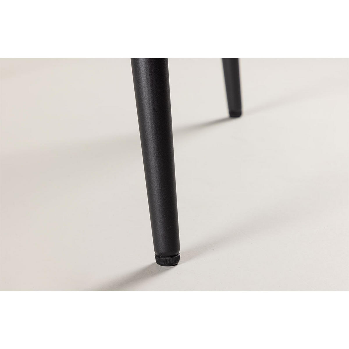 ESSTISCH, Ellis, Schwarz, MDF, 85 x 230 x 75 cm - Schwarz, Holzwerkstoff/Metall (230/85/75cm) - ebuy24