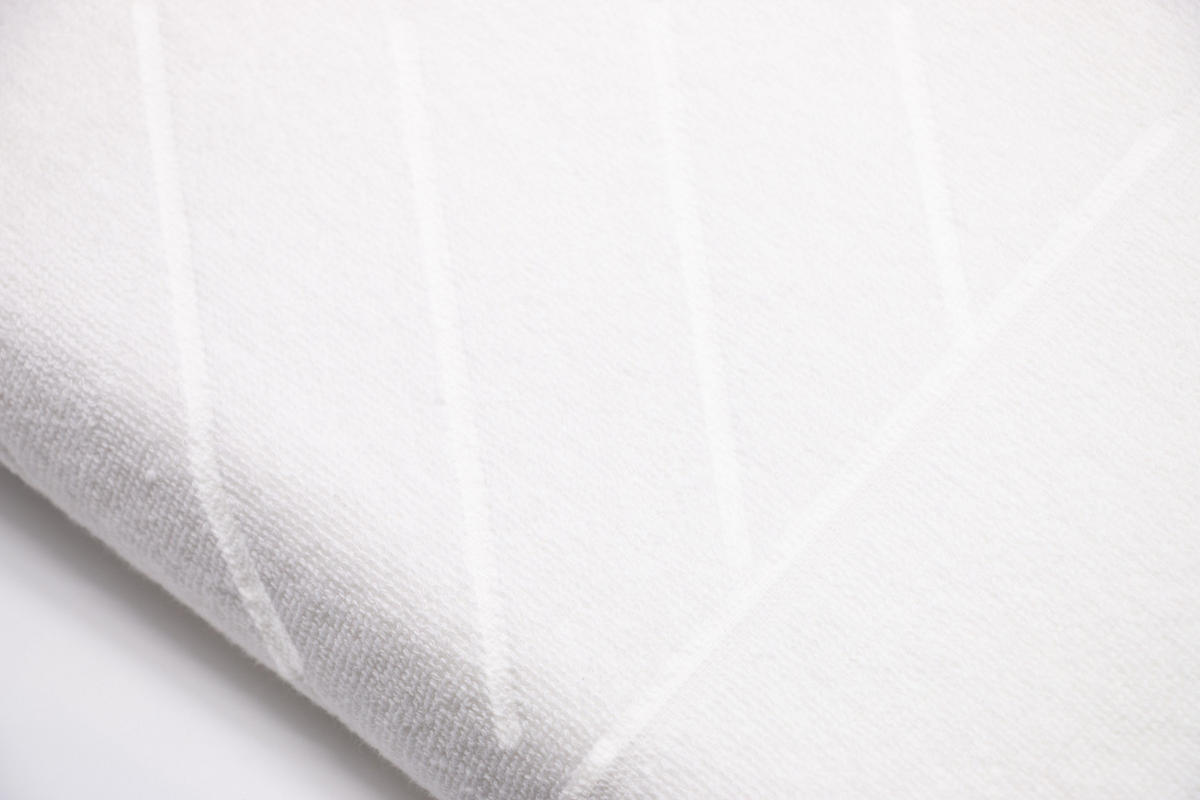 DUSCHTÜCHER, 2er-Set, 70x140 cm, 100% Baumwolle, Weiß - Weiß, Textil (70/140cm) - Zollner